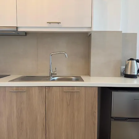 Olga's Sea View Studios, 400m From Apartamento